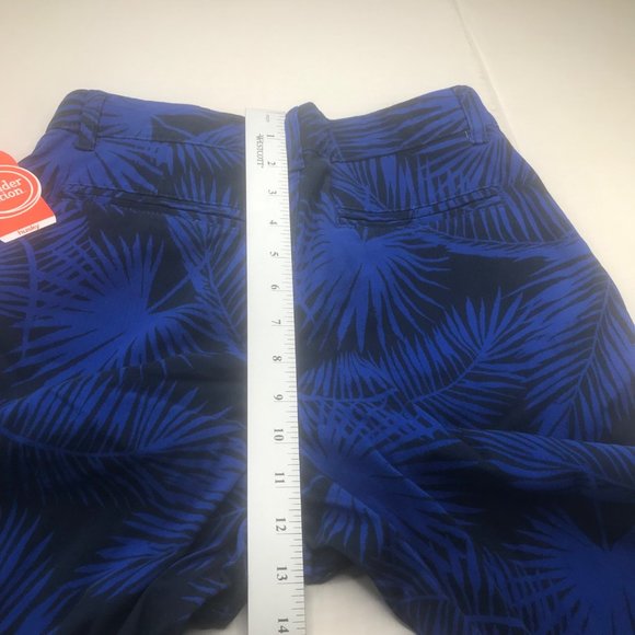 Wonder Nation Boy's Size 14 Husky Adjustable Waist Flat Front Short Blue New - Picture 12 of 13